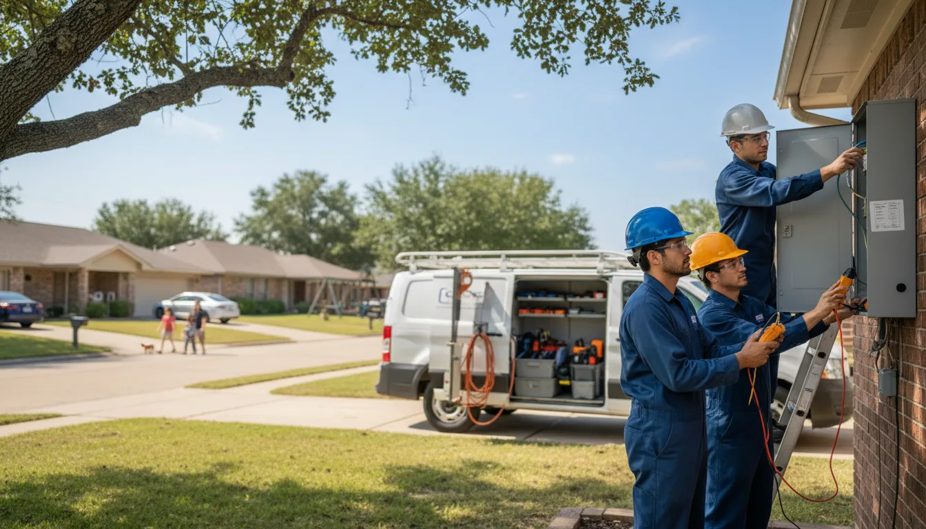 Certified electrician providing emergency electrical services in Bangor, PA